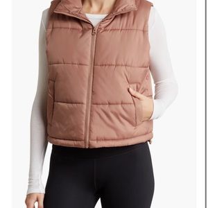 Zella Crop Puffer Vest